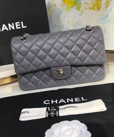 Сумка Medium Classic Double Flap Bag Grey